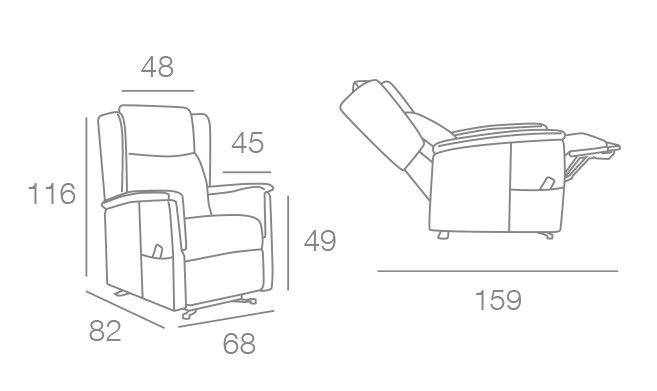 SILLON RELAX MOD. IRIS