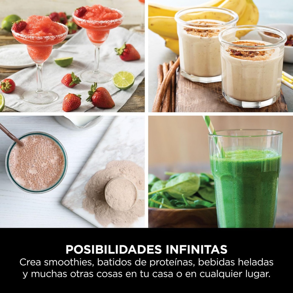 BATIDORA DE VASO NINJA BC151EUNV  INDIVIDUAL PARA