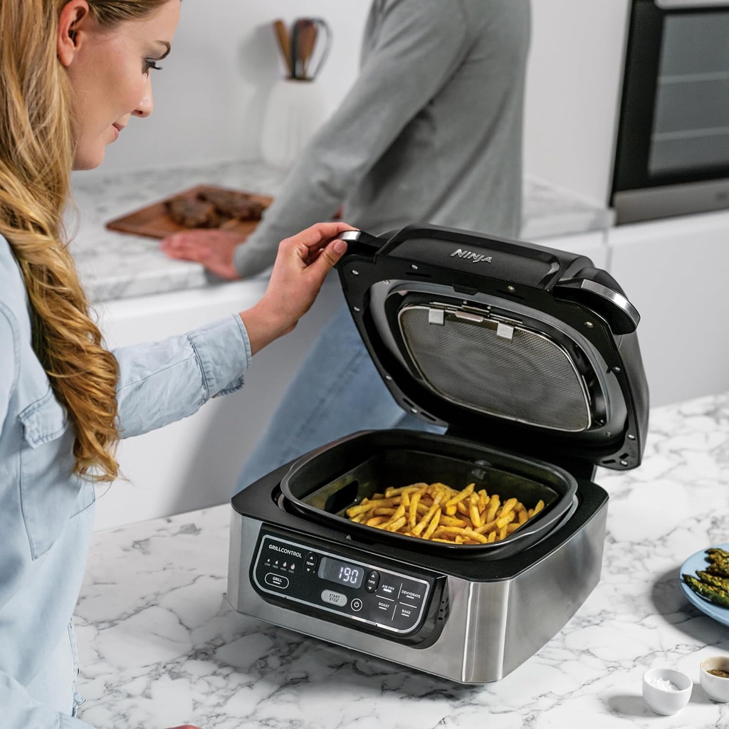 FREIDORA + PARRILLA DE INTERIOR NINJA AG301EU 5 - 1