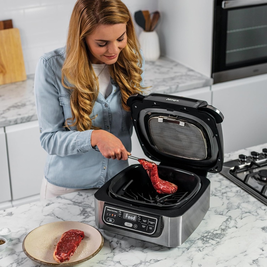 FREIDORA + PARRILLA DE INTERIOR NINJA AG301EU 5 - 1