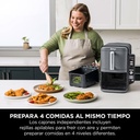 FREIDORA SIN ACEITE NINJA 6EN1 9.5L VERTICAL MOD. SL400EU