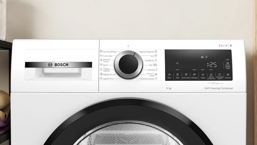 SECADORA 9KG BOMBA CALOR BOSCH MOD. WQG245D0ES SERIE 6