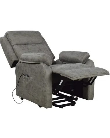 SILLON RELAX POWER LIFT MOD. NEW YORK TPZ MAGNOLIA CEMENTO