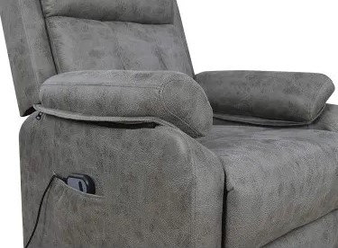 SILLON RELAX POWER LIFT MOD. NEW YORK TPZ MAGNOLIA CEMENTO