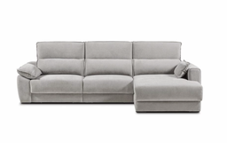 CHAISELONGUE MOD. ARENAS TPZ, MOKA - SILVER S/400 S4